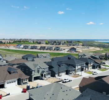 Castle Valley houses in subdivision