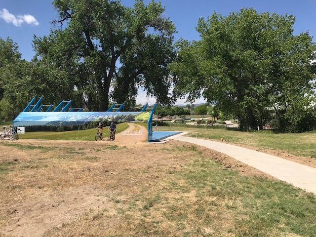 Outdoor Fitness Court in Loveland, CO
