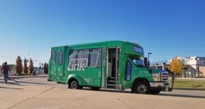 The Lone Tree Link offers on-demand service via a mobile app and could be a model for what a shuttle service could look like in Castle Pines