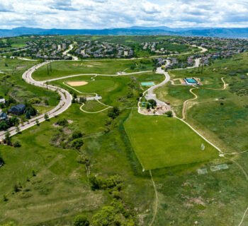 Aerial image of Coyote Ridge Park.