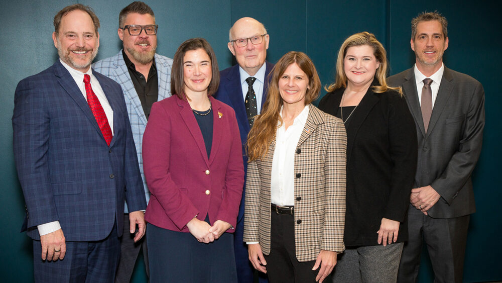 Members of City Council gather for a group photo.