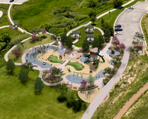 Rendering of Phase 1 improvements at Coyote Ridge Park.